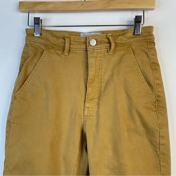 Everlane Straight Leg Crop Golden Brown Cropped Trousers Pants womens 2 short - Picture 4 of 15
